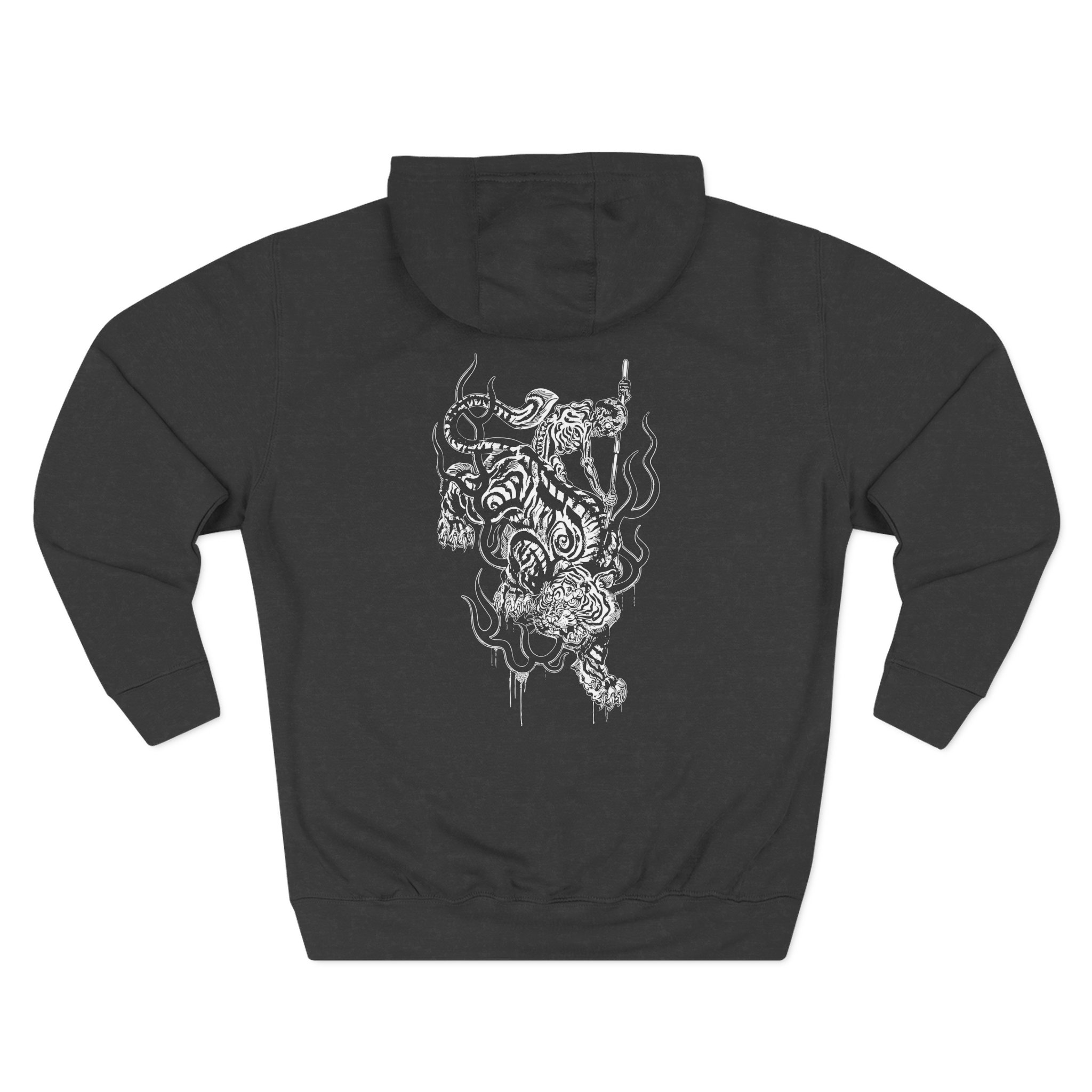 Malevolence Tiger Three-Panel Fleece Hoodie