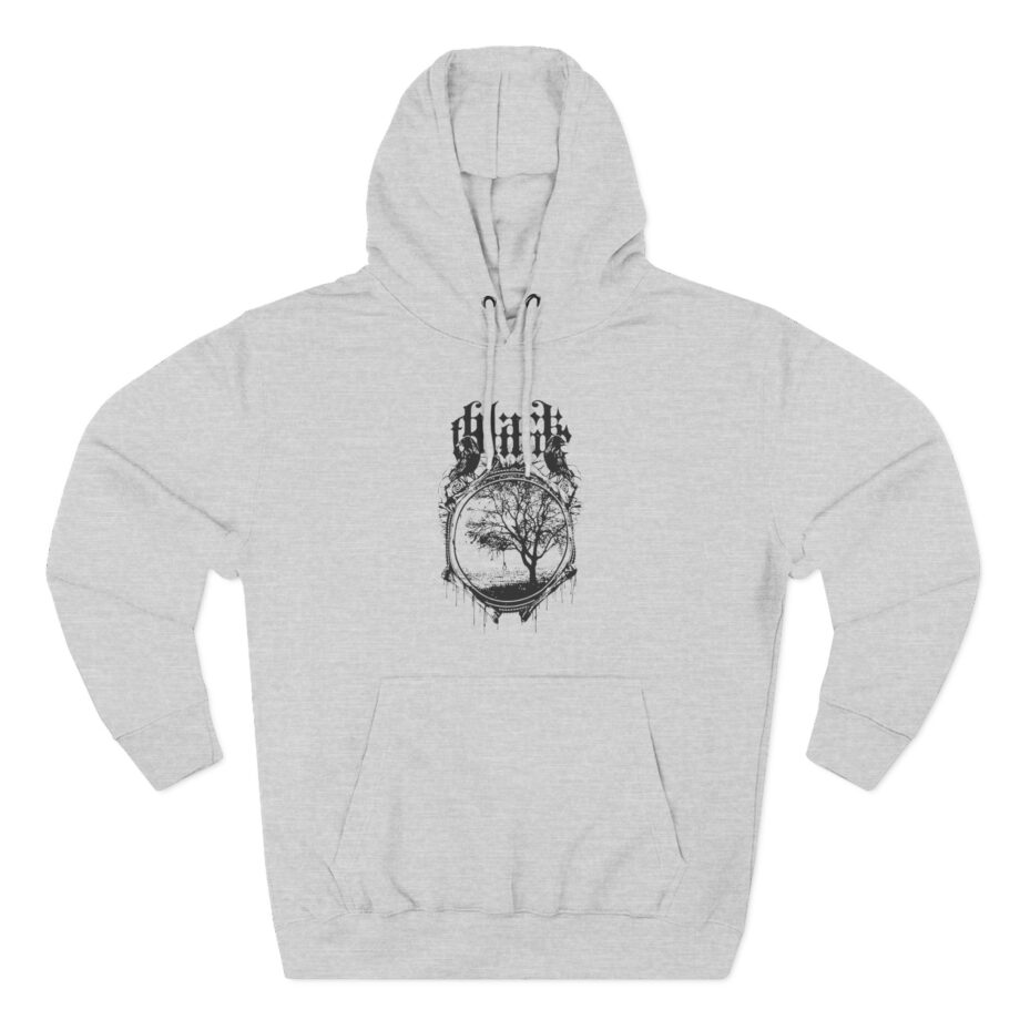 Black Tongue Murder Of Crows Three-Panel Fleece Hoodie