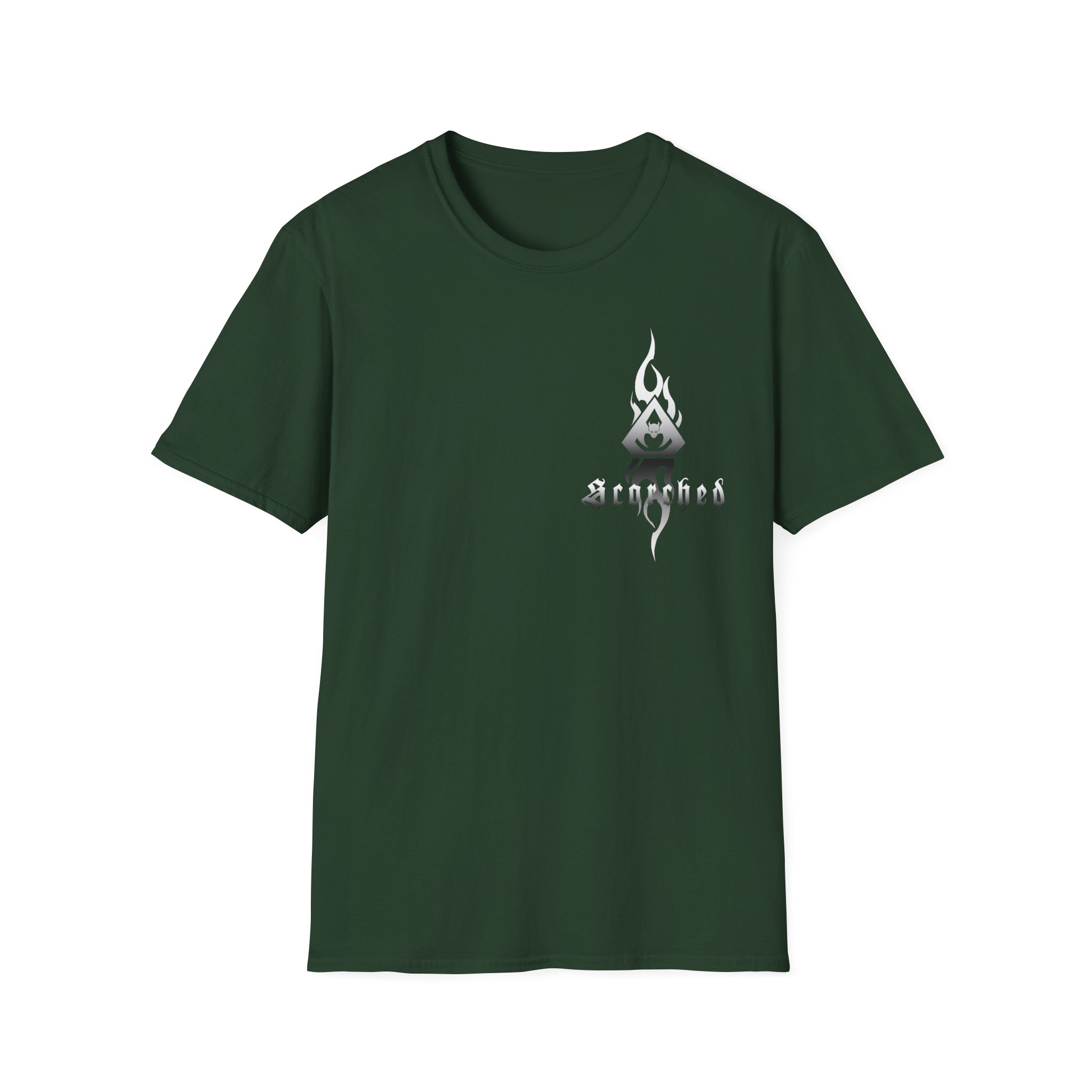 Overkill Scorched Stretched Logo Unisex Softstyle T-Shirt