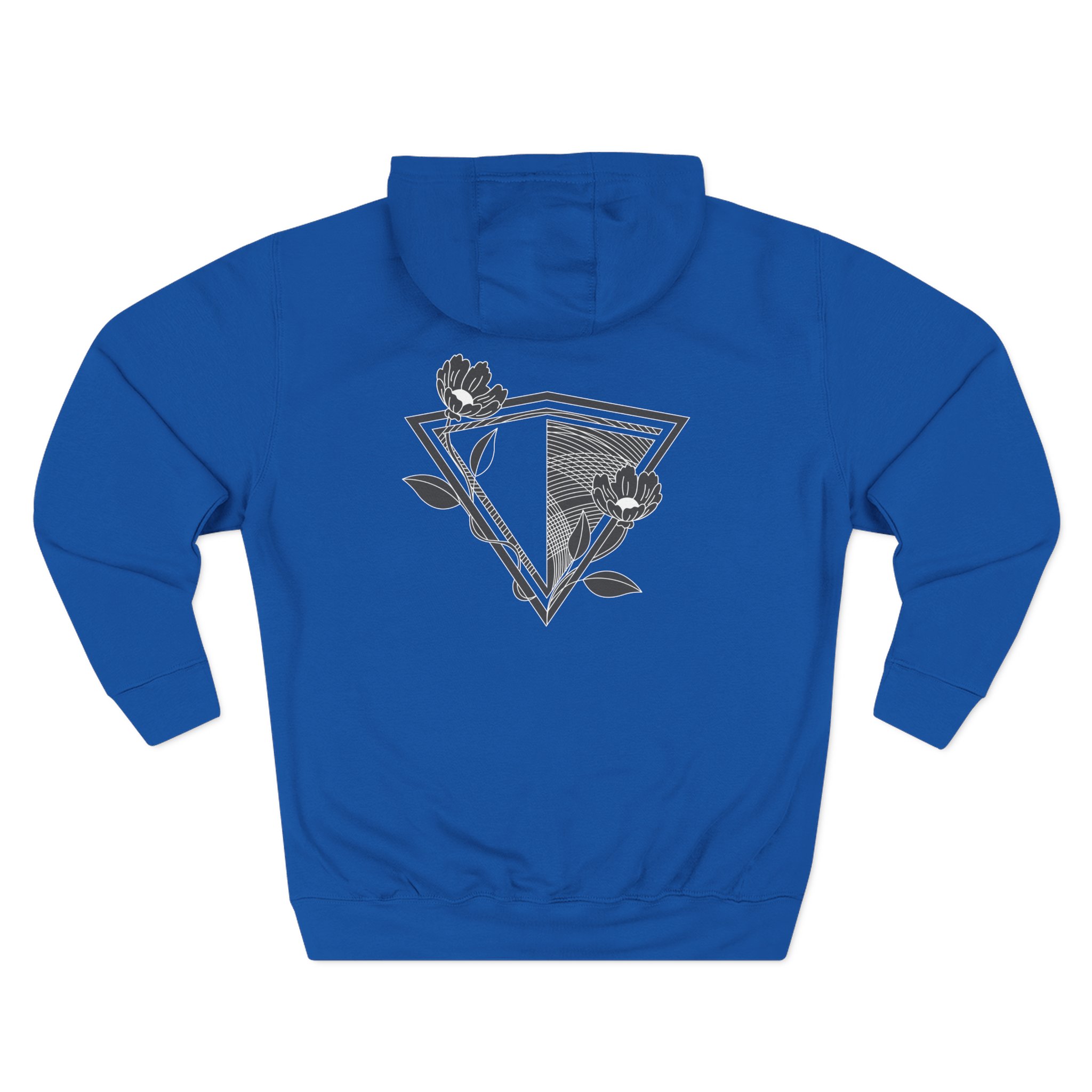 Inzo Flowers in My Heart Three-Panel Fleece Hoodie