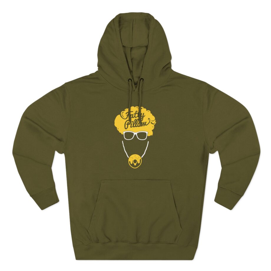 Fattypillow Three-Panel Fleece Hoodie