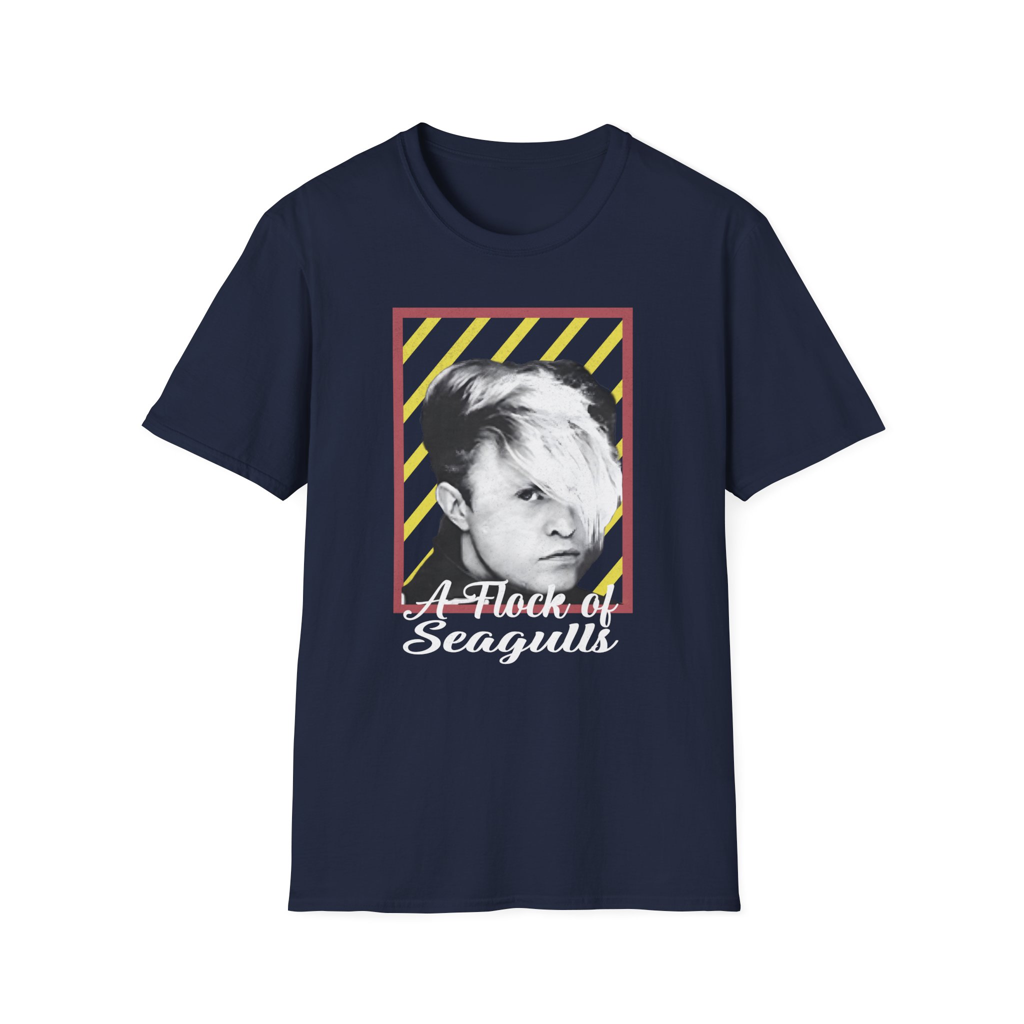 A Flock of Seagulls Neon Unisex Softstyle T-Shirt