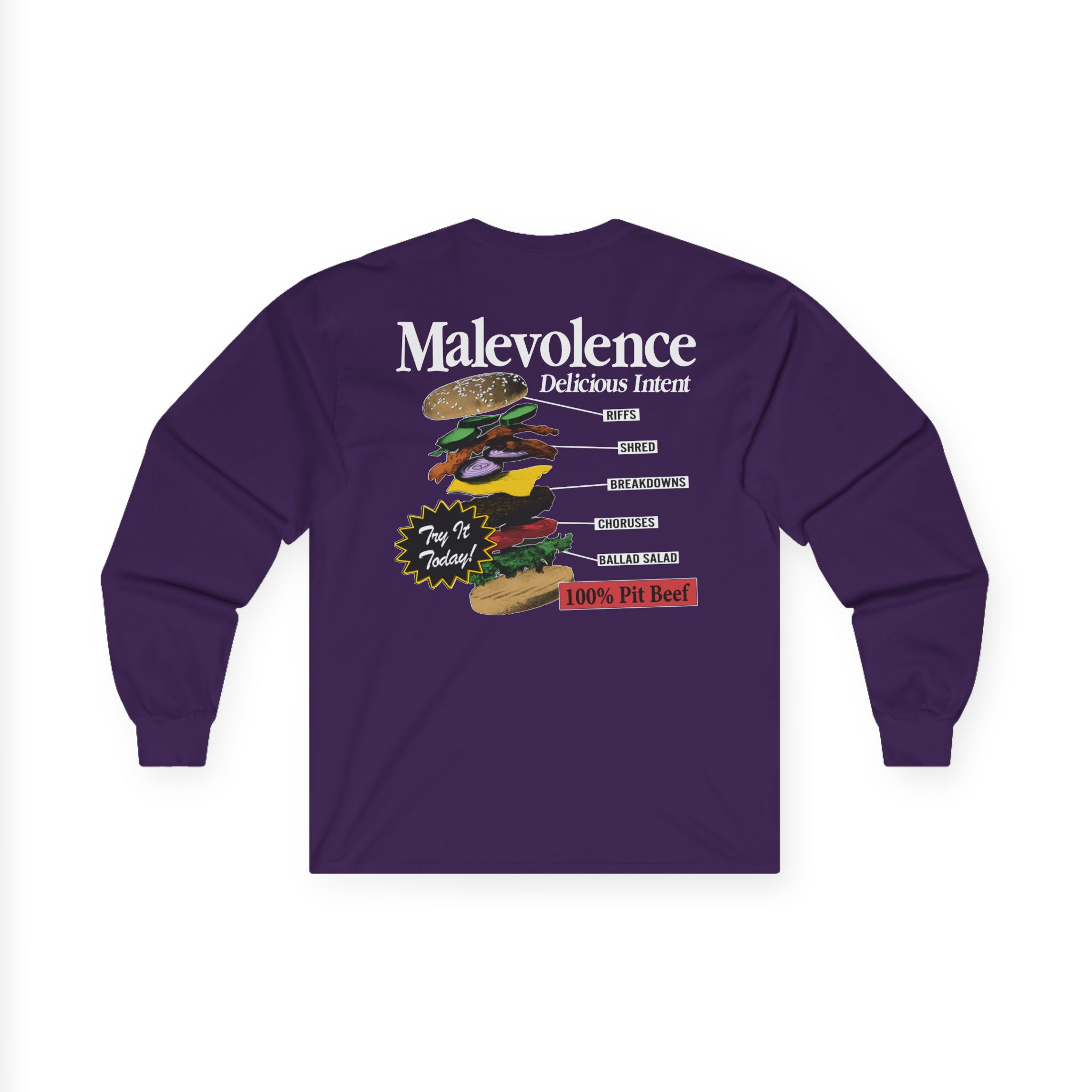 Malevolence Pit Beef Unisex Ultra Cotton Long Sleeve Tee