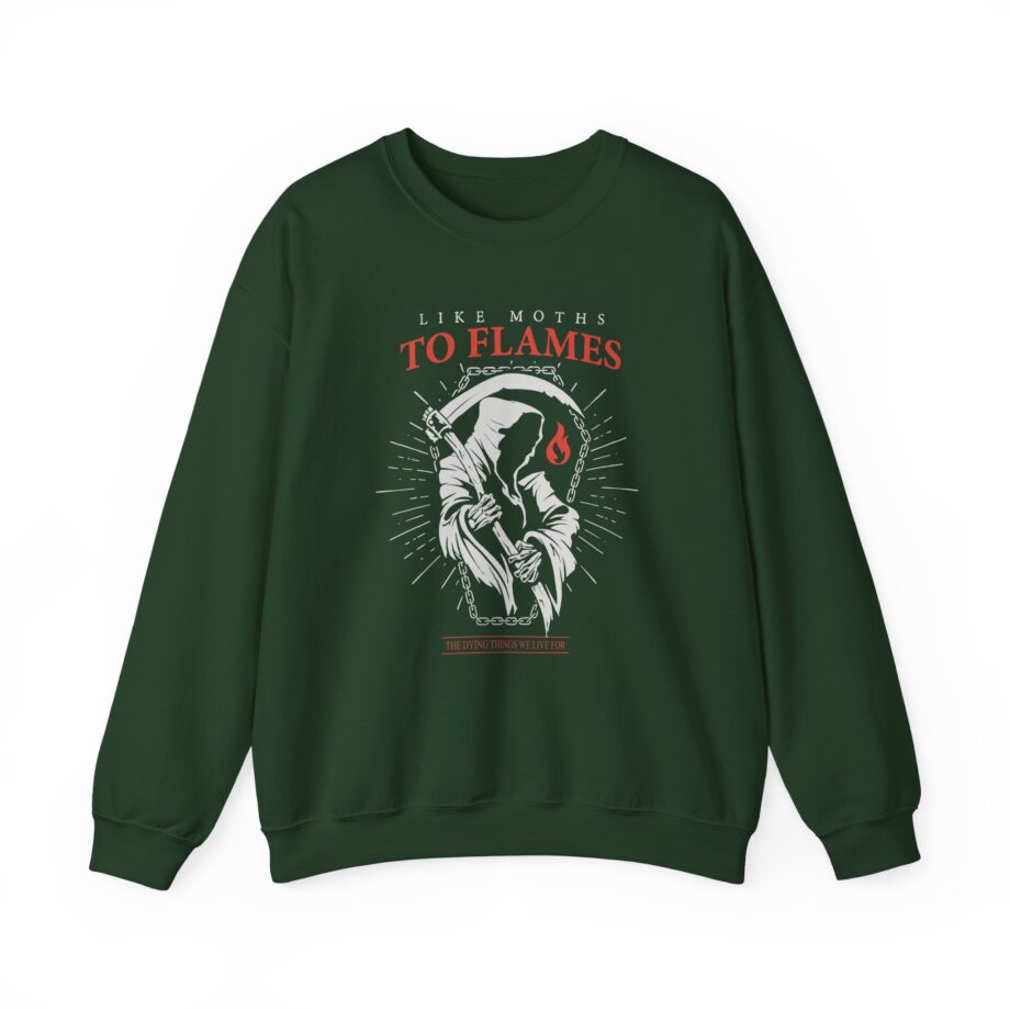 Like Moths to Flames Unisex Heavy Blend™ Crewneck Sweatshirt