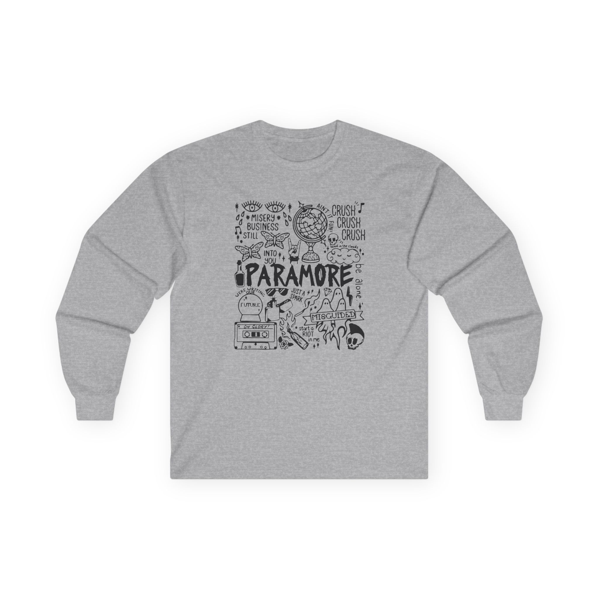 Hayley Willians Camiseta Paramore Emo Rock Unisex Ultra Cotton Long Sleeve Tee