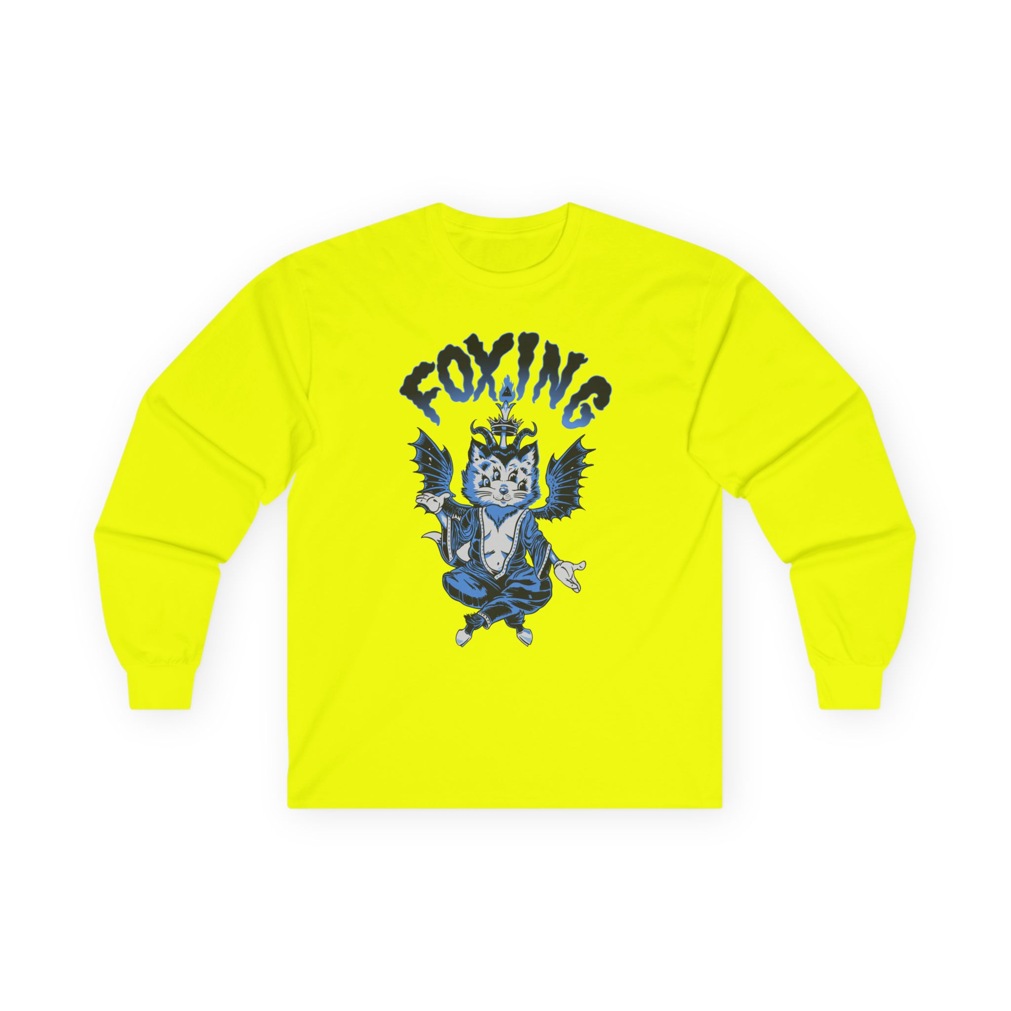 Foxing Four-eyed Cat Unisex Ultra Cotton Long Sleeve Tee