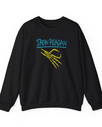 Iron Reagan Skeleton Hand Unisex Heavy Blend™ Crewneck Sweatshirt