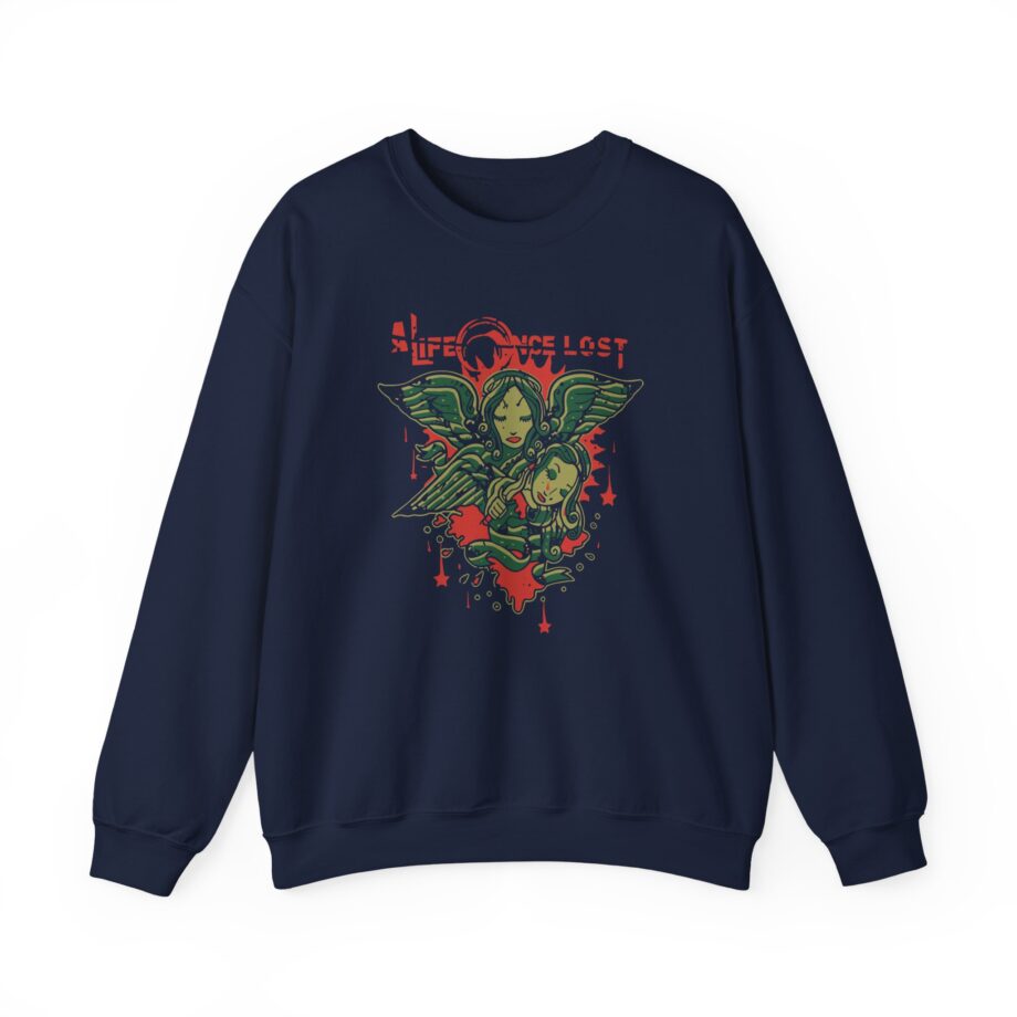 A Life Once Lost Angel Unisex Heavy Blend™ Crewneck Sweatshirt