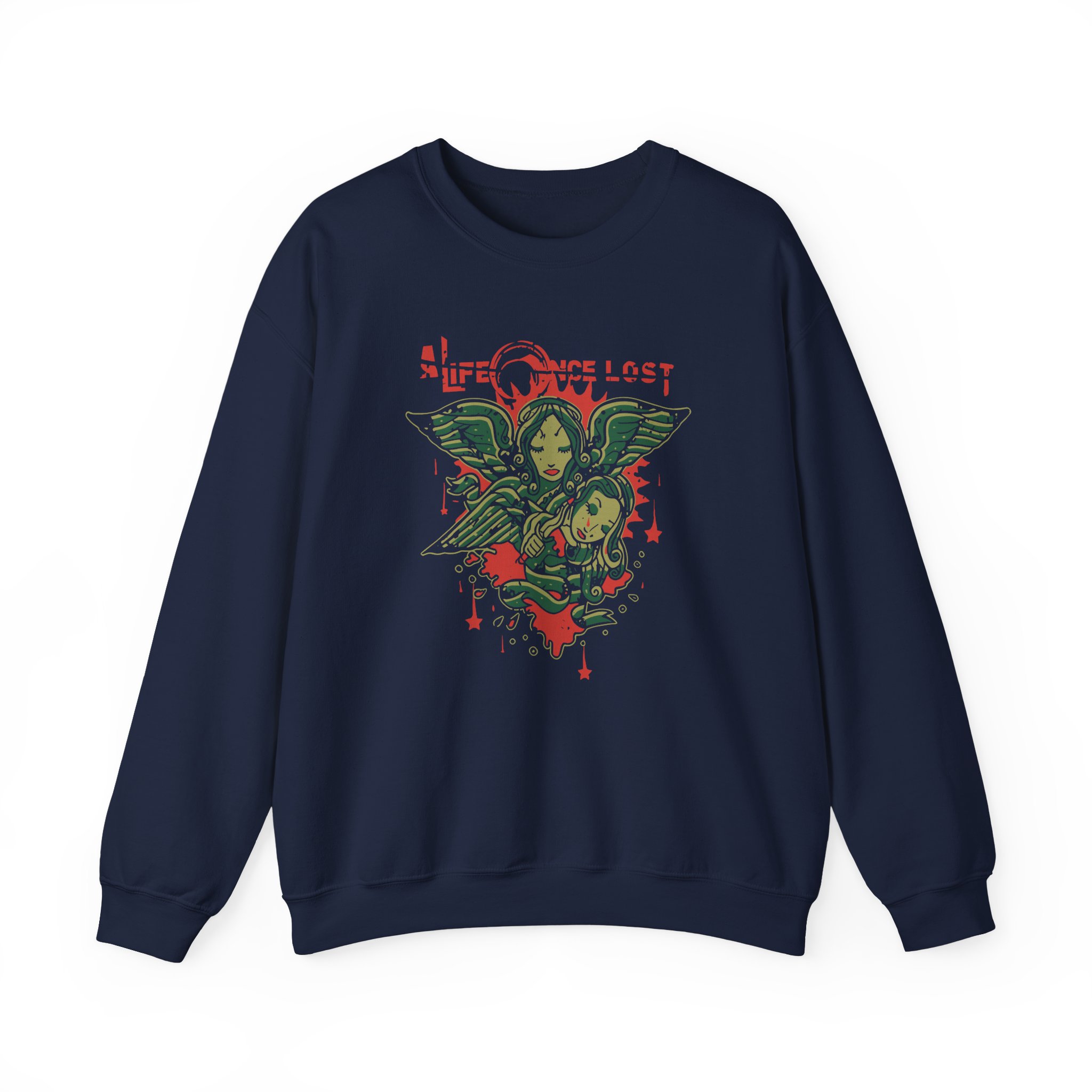 A Life Once Lost Angel Unisex Heavy Blendâ„¢ Crewneck Sweatshirt