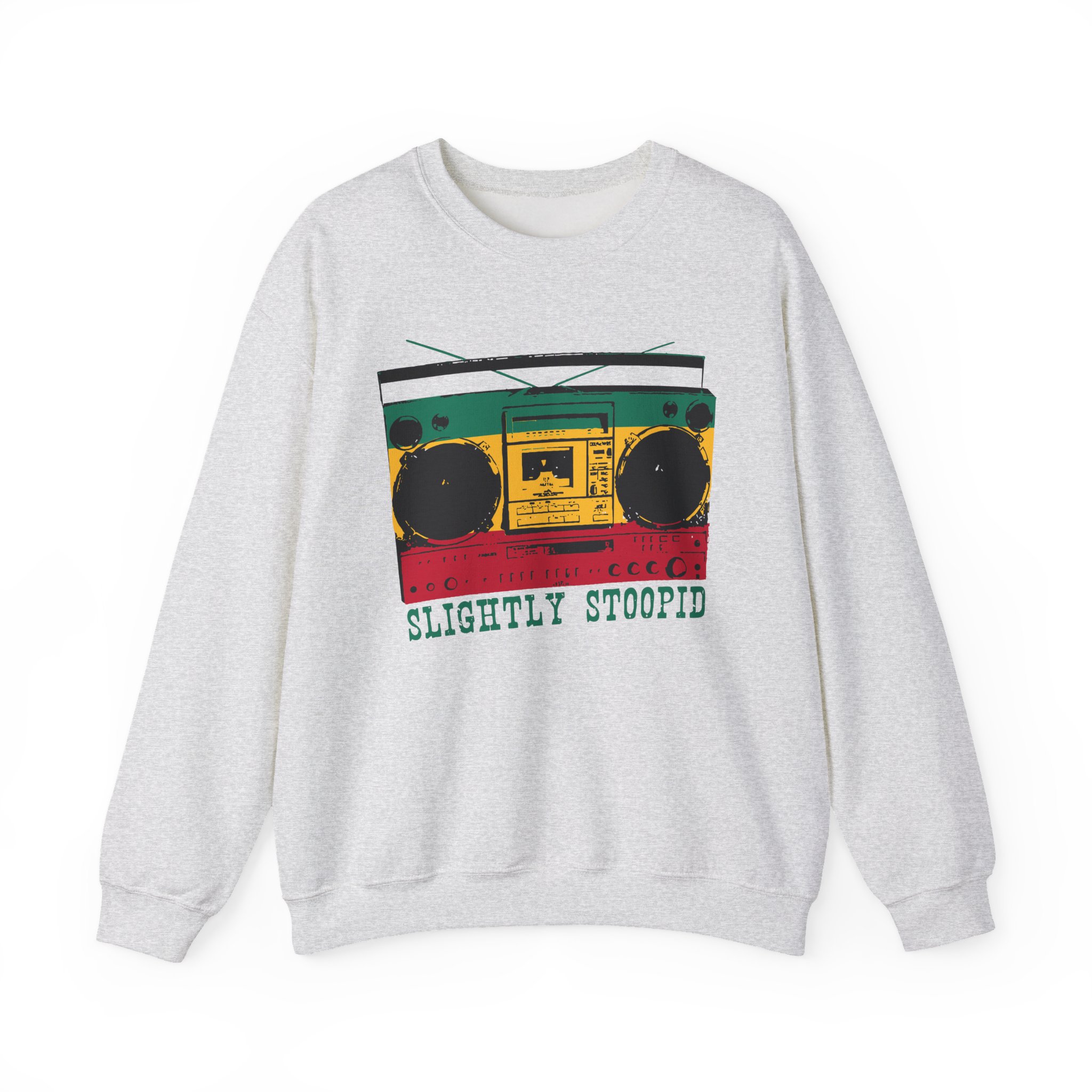 Slightly Stoopid Ghetto Blaster Raglan Unisex Heavy Blendâ„¢ Crewneck Sweatshirt