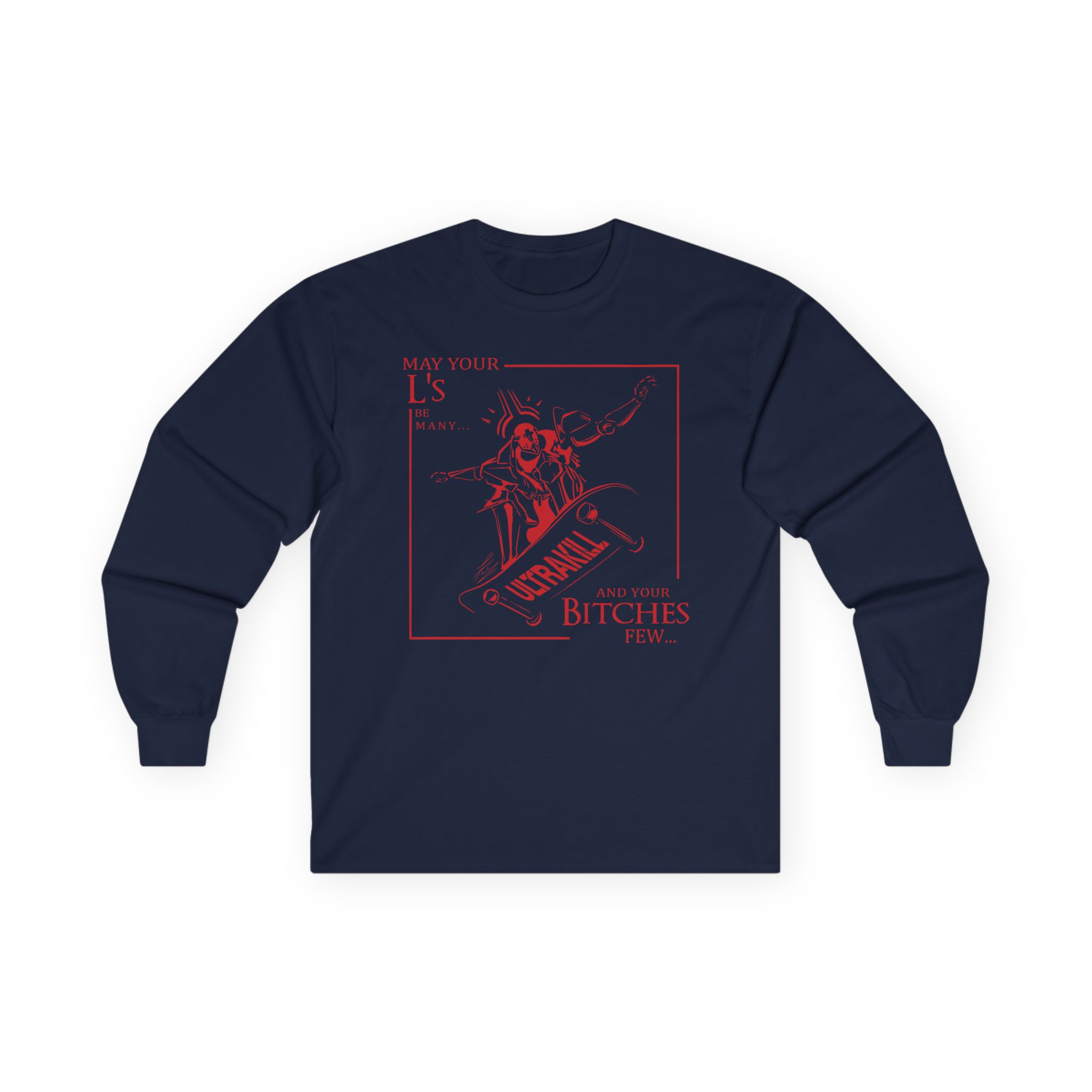 Ultrakill Woes Unisex Ultra Cotton Long Sleeve Tee