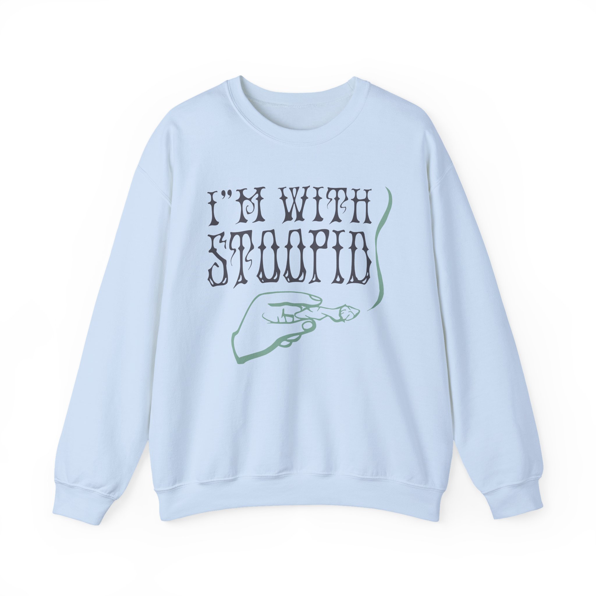 Slightly Stoopid I'm With Stoopid Unisex Heavy Blendâ„¢ Crewneck Sweatshirt