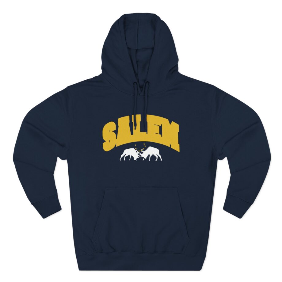 Salem Collegiate Three-Panel Fleece Hoodie