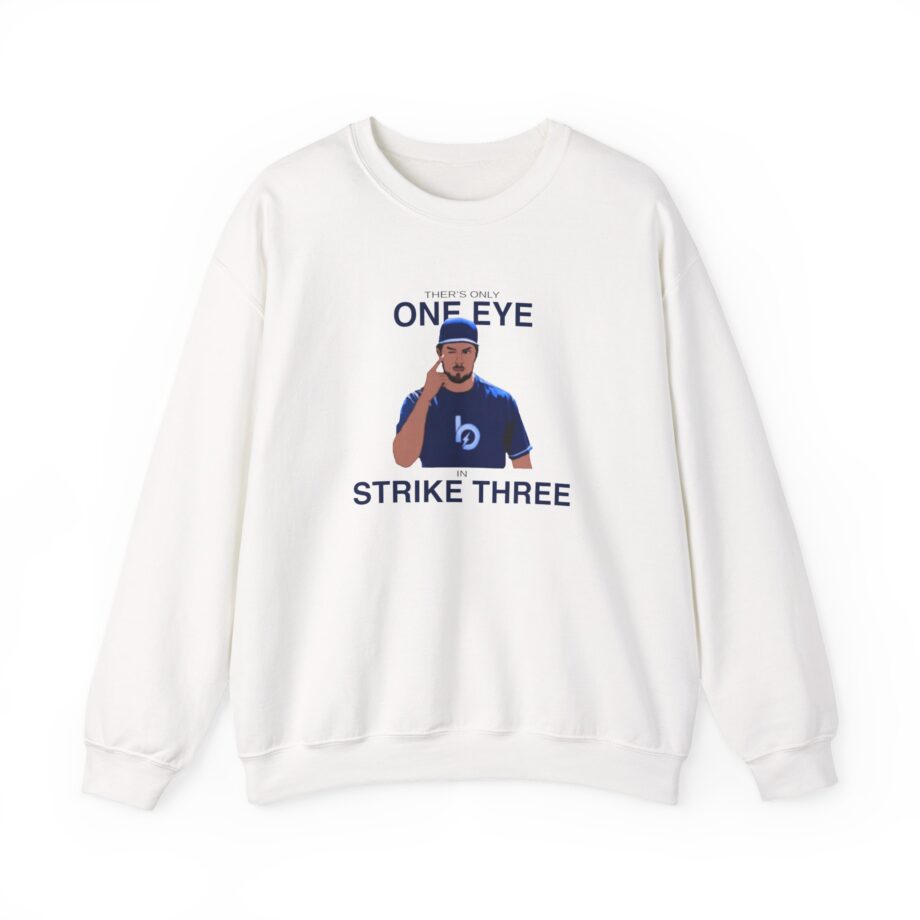 Trevor Bauer One Eye Strike Three Unisex Heavy Blend™ Crewneck Sweatshirt
