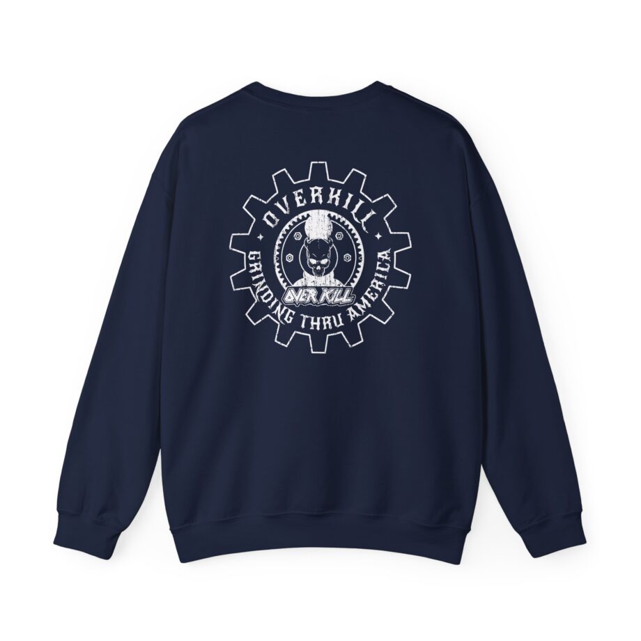 Overkill Embroidered Gear Logo Unisex Heavy Blend™ Crewneck Sweatshirt