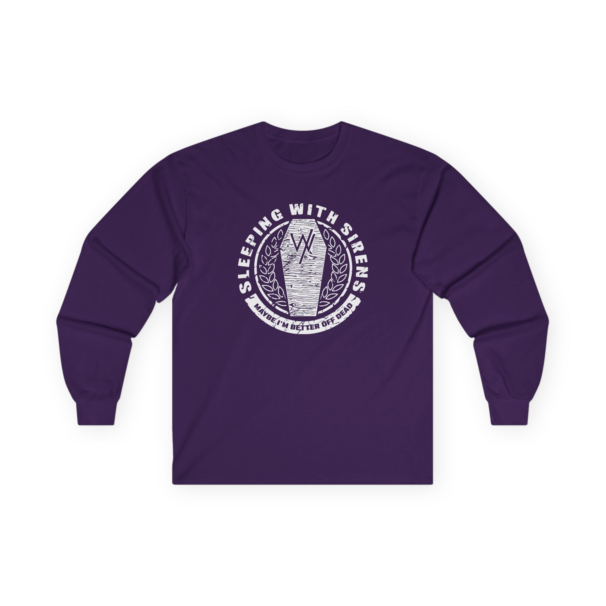 Sleeping With Sirens Coffin Unisex Ultra Cotton Long Sleeve Tee
