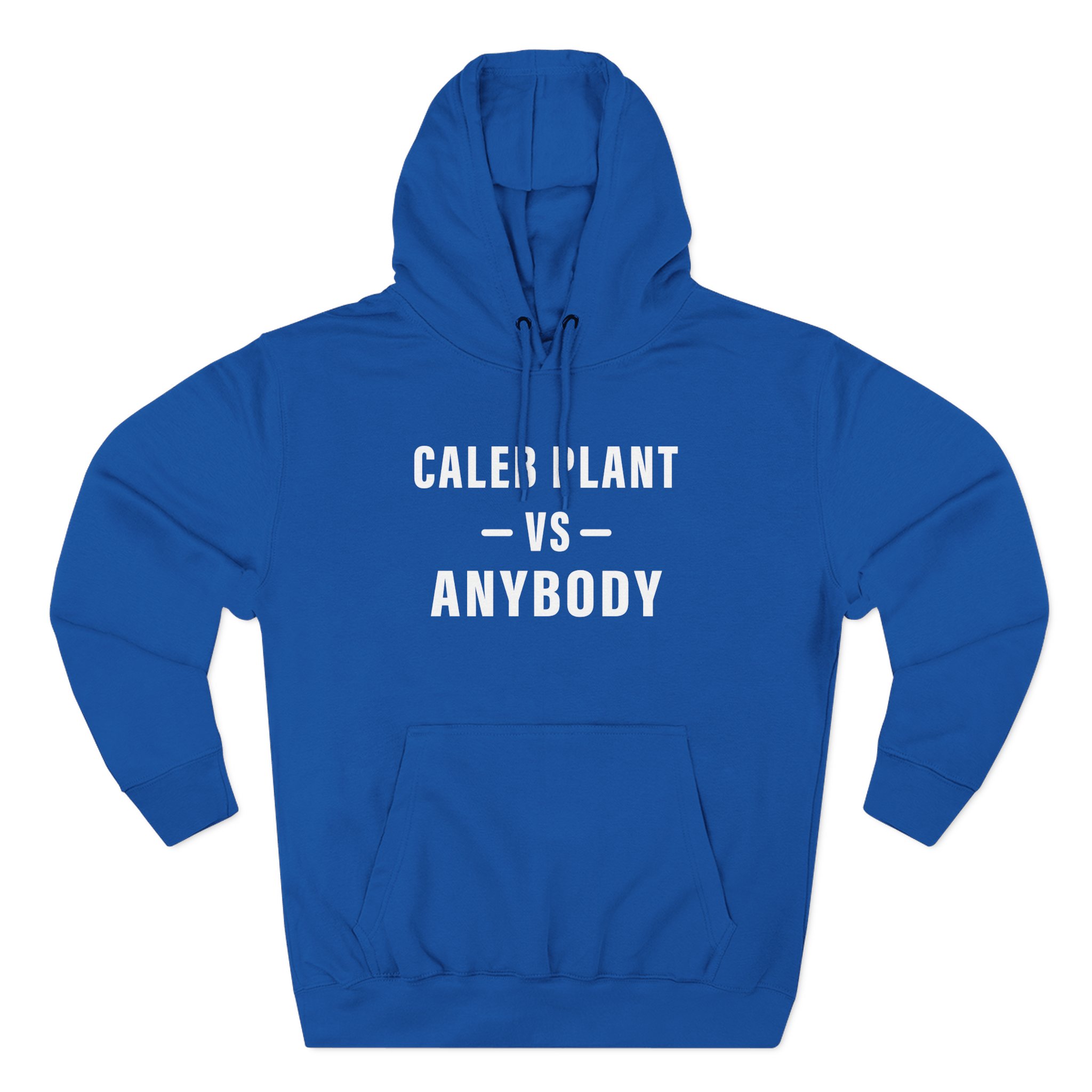 Caleb Plant Caleb vs. Anybody Three-Panel Fleece Hoodie
