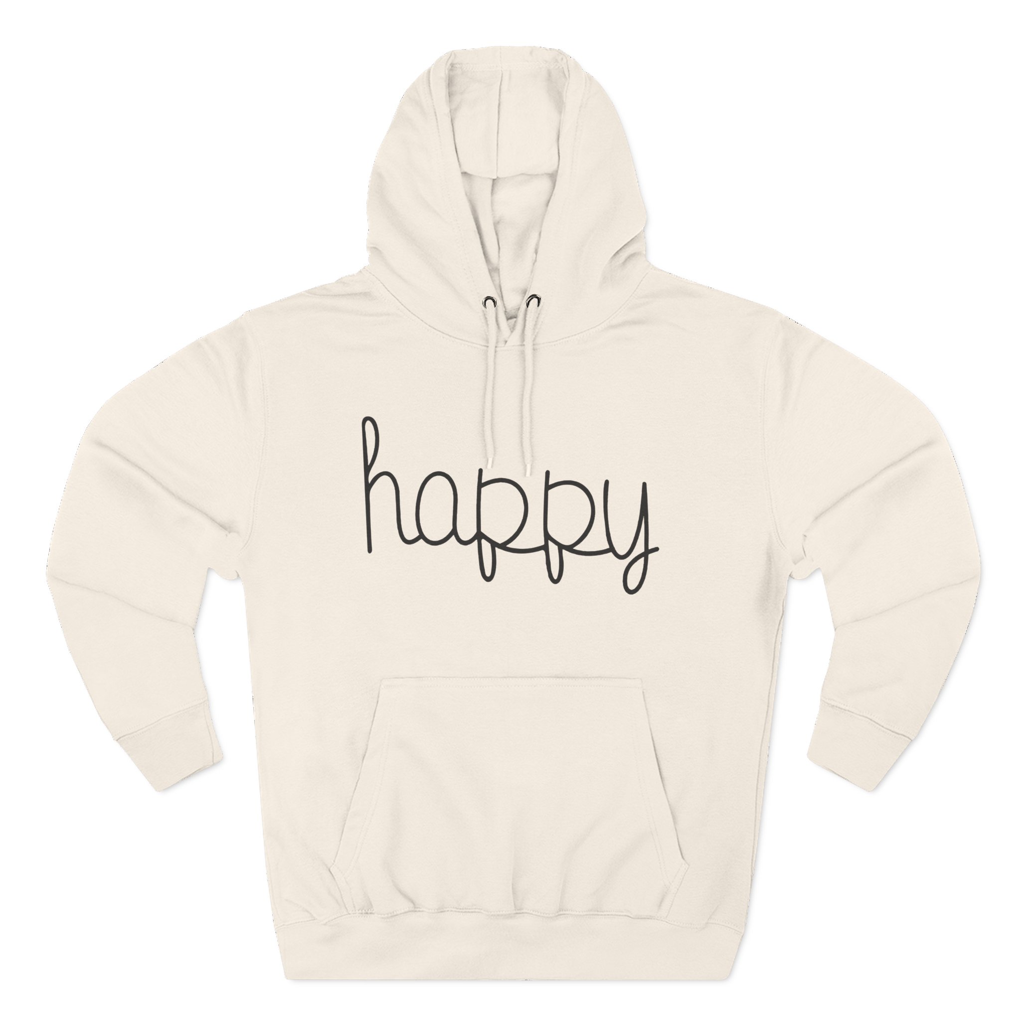 Shubble happy Three-Panel Fleece Hoodie