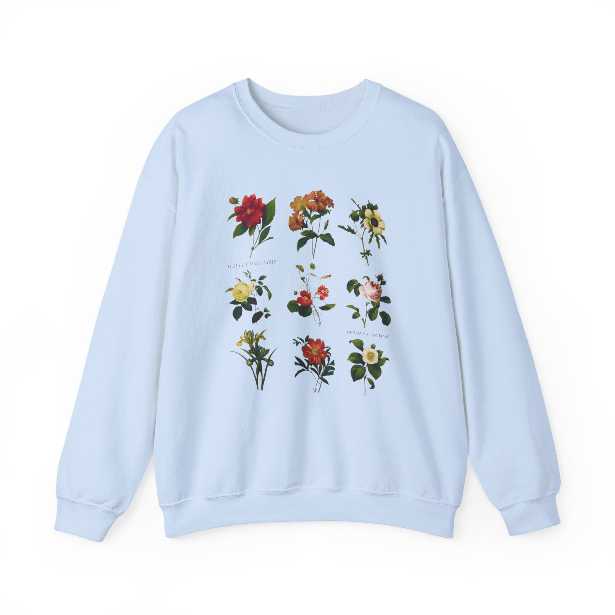 Hayley Williams Petals for Armor Floral Girls Unisex Heavy Blendâ„¢ Crewneck Sweatshirt