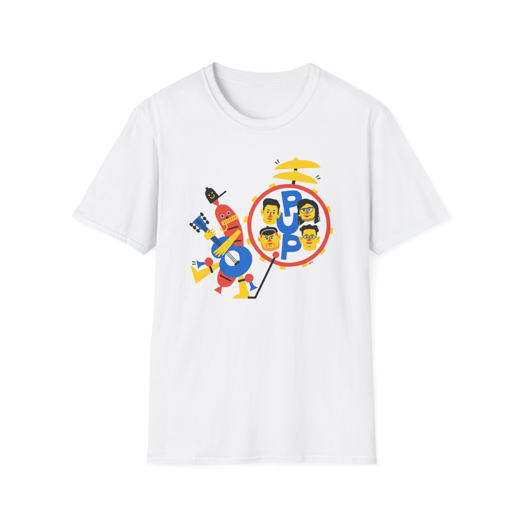 Pup Band of Wiener Unisex Softstyle T-Shirt