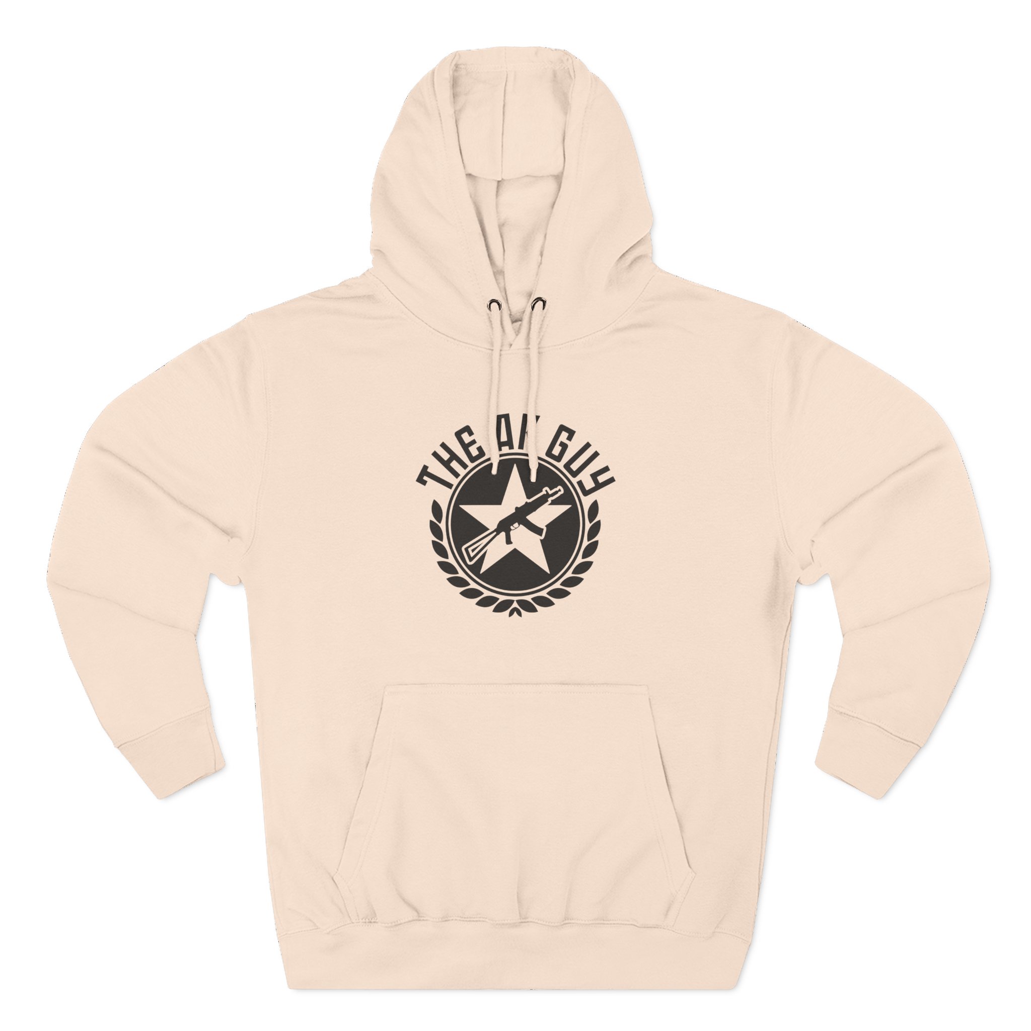 Brandon Herrera the Ak Guy Logo Three-Panel Fleece Hoodie