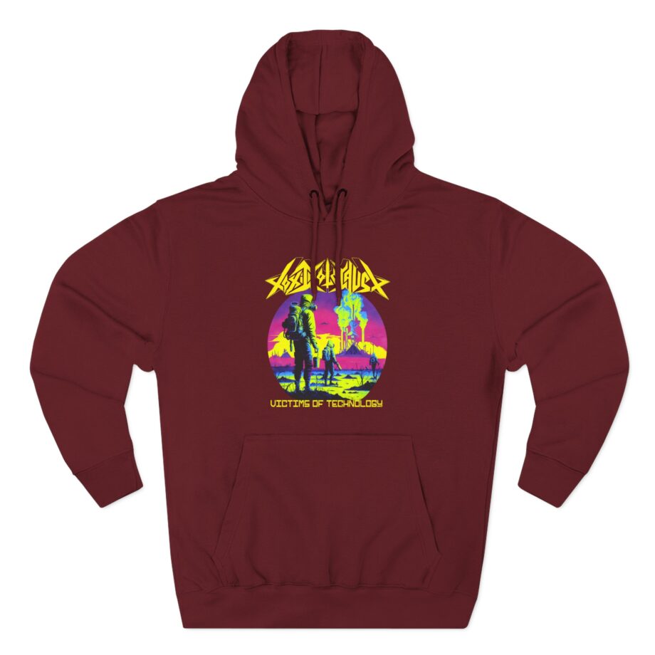 Toxic Holocaust Victims of Technology Three-Panel Fleece Hoodie