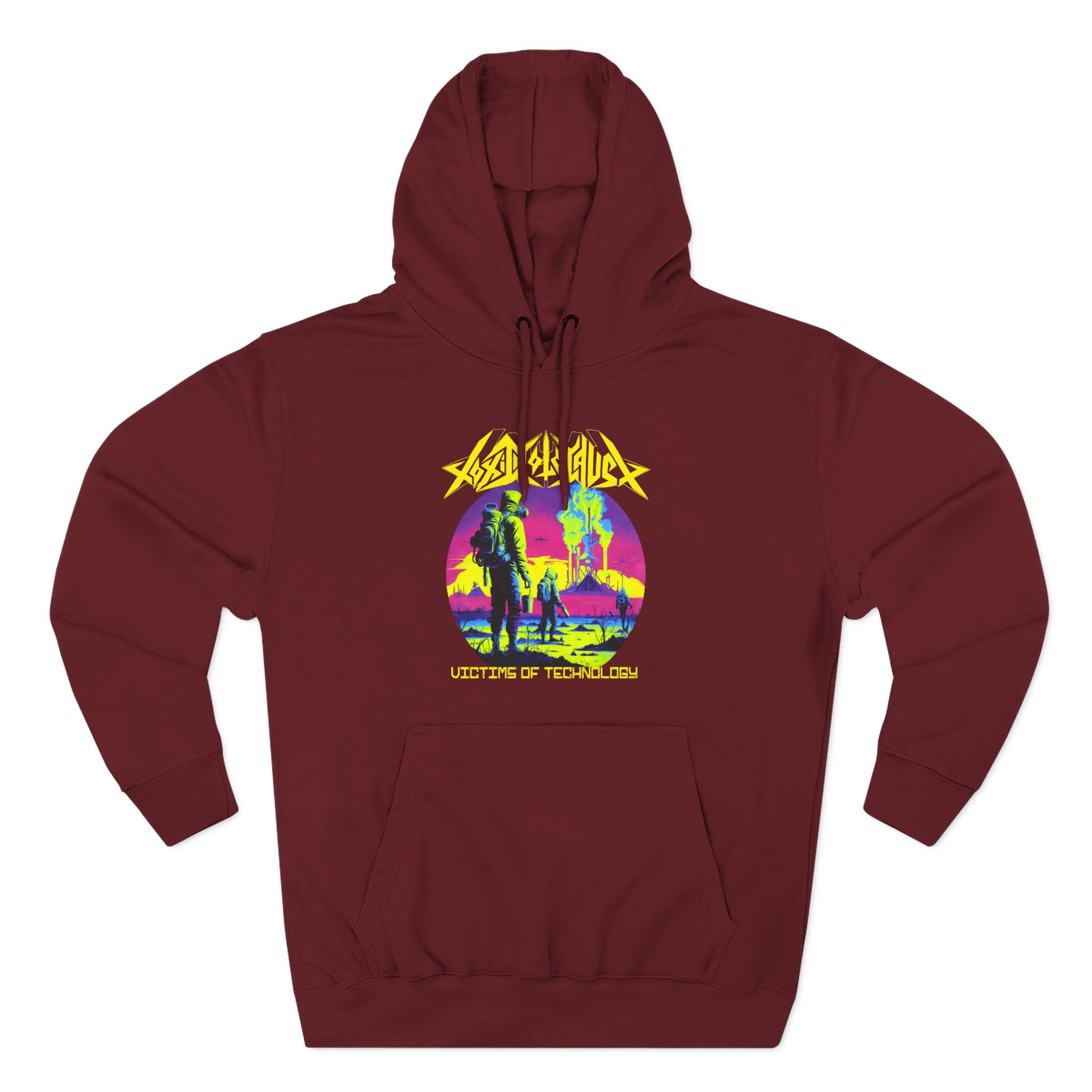 Toxic Holocaust Victims of Technology Three-Panel Fleece Hoodie