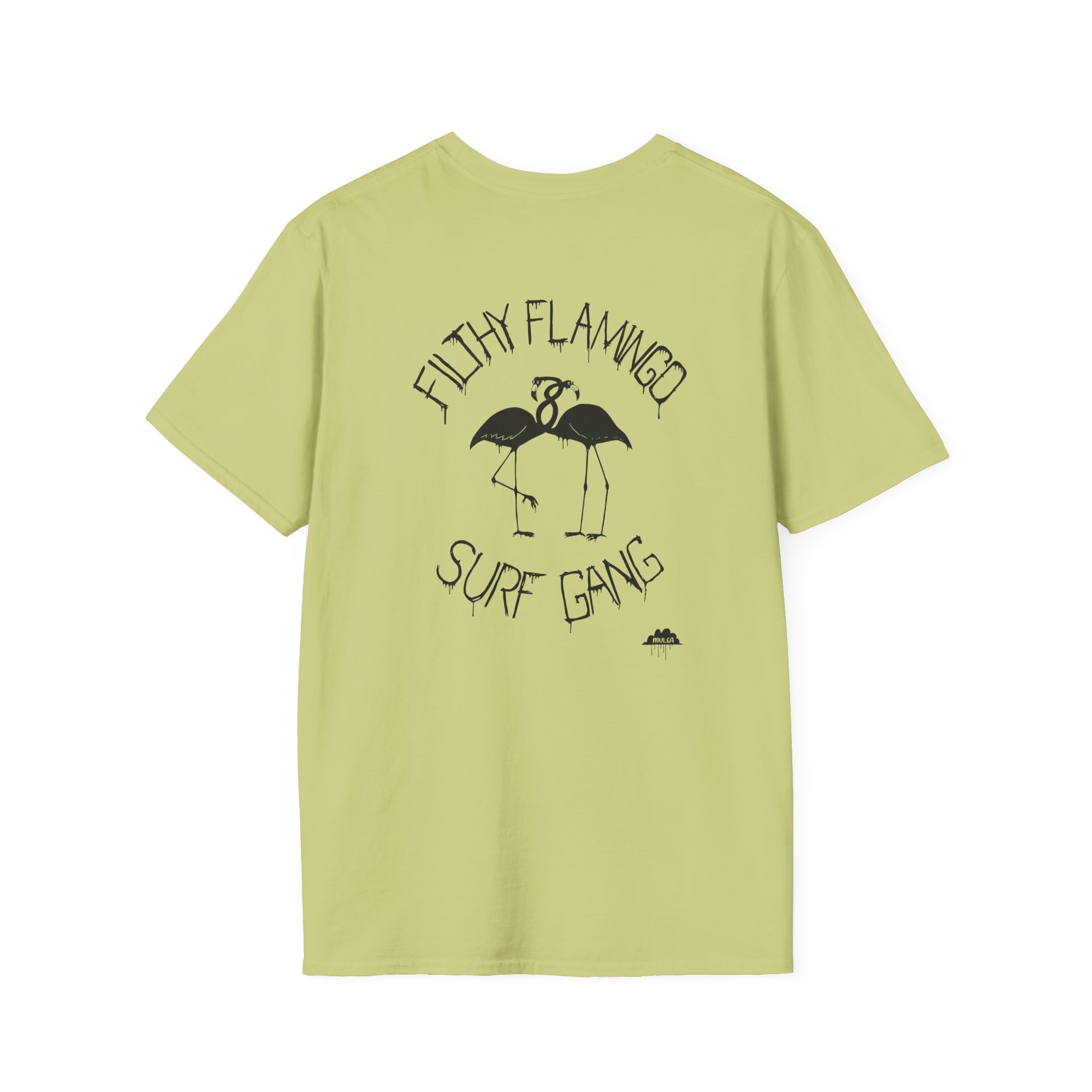 Surf Gang Filthy Flamingo Unisex Softstyle T-Shirt