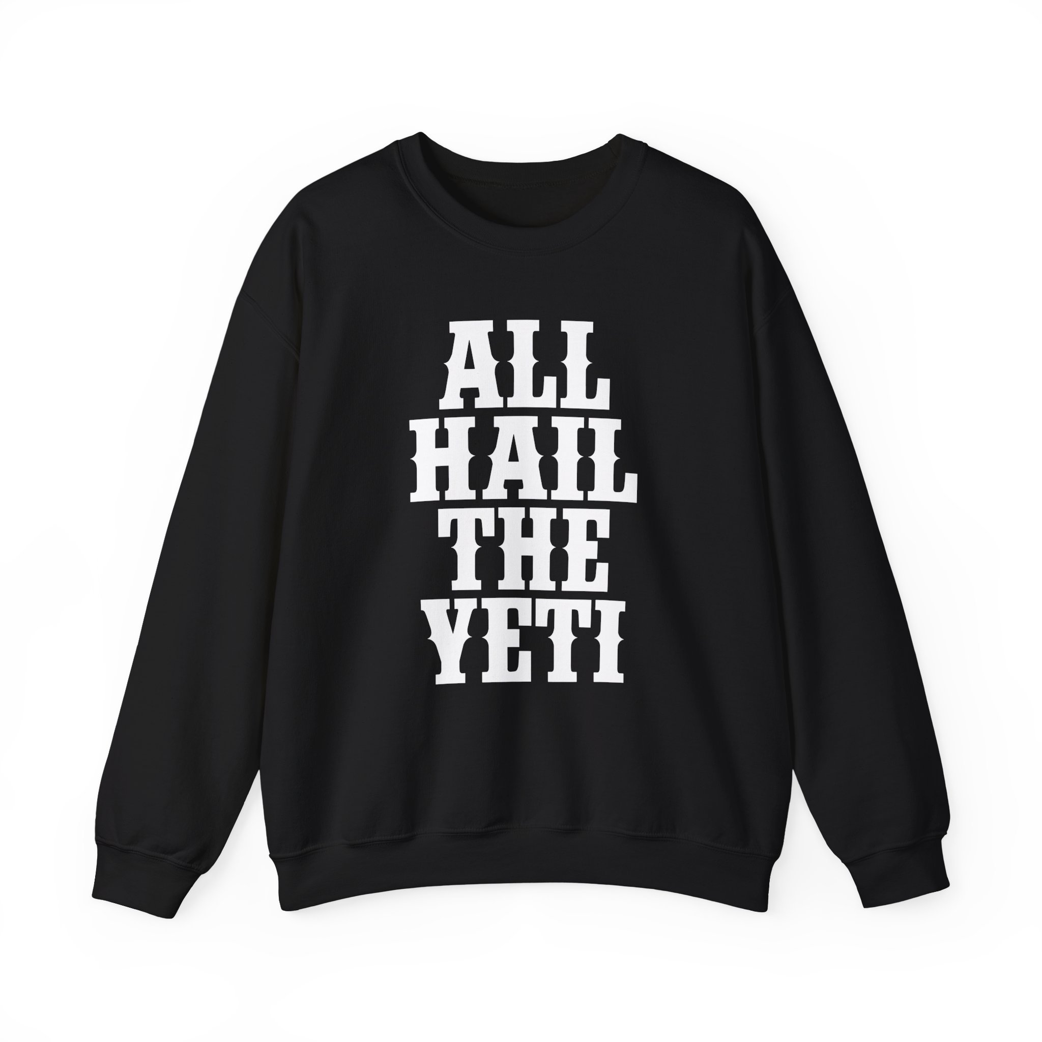 All Hail the Yeti Logo Unisex Heavy Blendâ„¢ Crewneck Sweatshirt