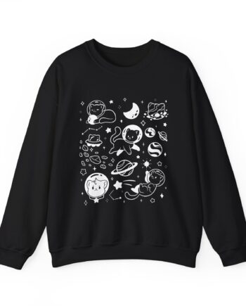 Shubble Space Cats Unisex Heavy Blend™ Crewneck Sweatshirt