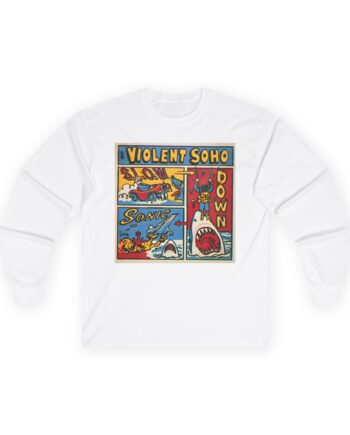 Violent Soho Slow Down Sonic Unisex Ultra Cotton Long Sleeve Tee