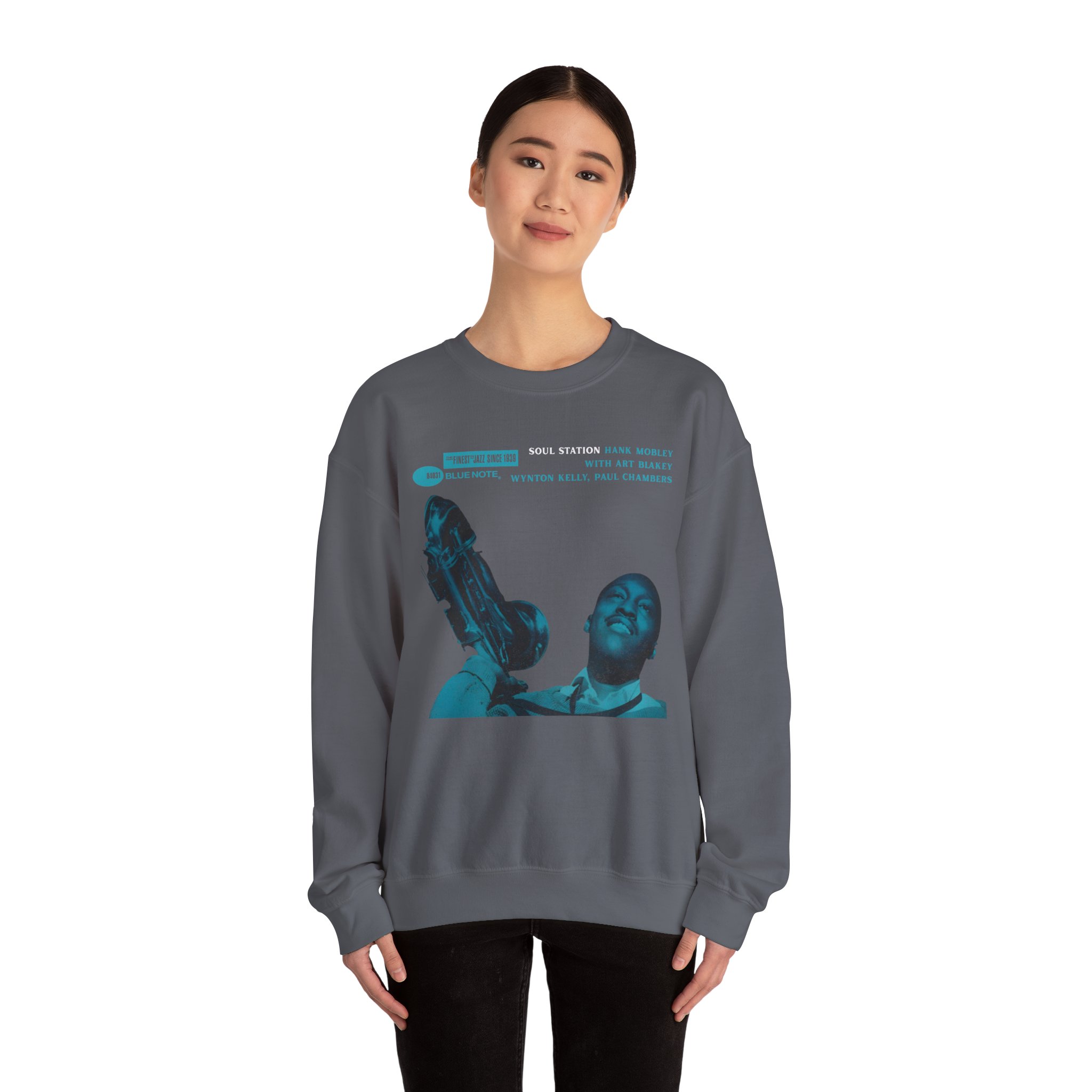 Blue Note Records Unisex Heavy Blendâ„¢ Crewneck Sweatshirt