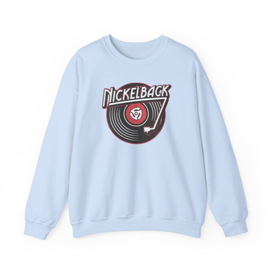 Nickelback Record Natural Ringer Unisex Heavy Blend™ Crewneck Sweatshirt