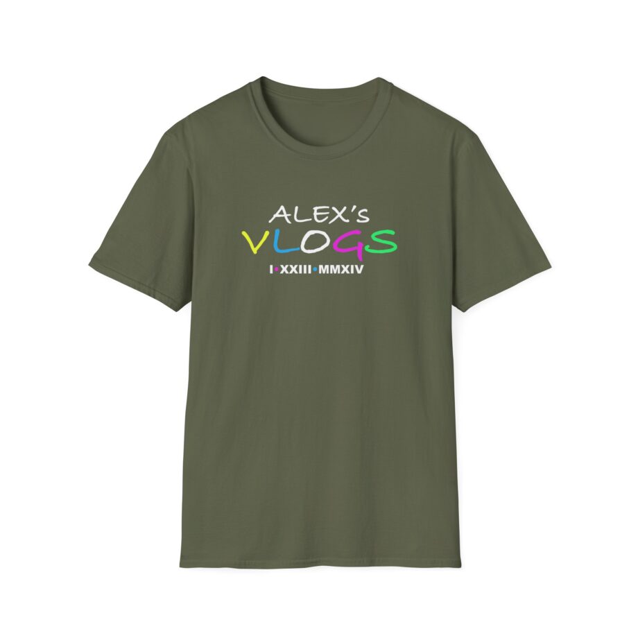 Alex Warren VLOGS Unisex Softstyle T-Shirt