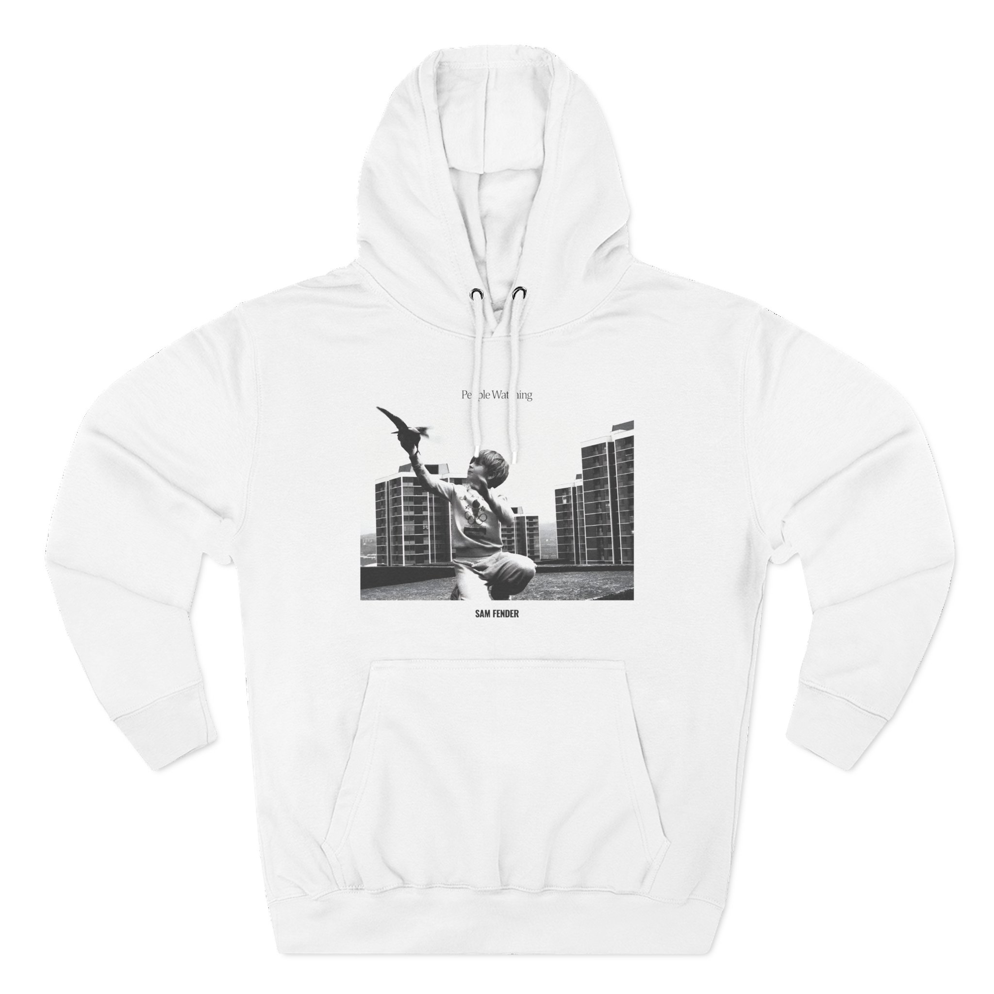 Sam Fender People Watching Three-Panel Fleece Hoodie