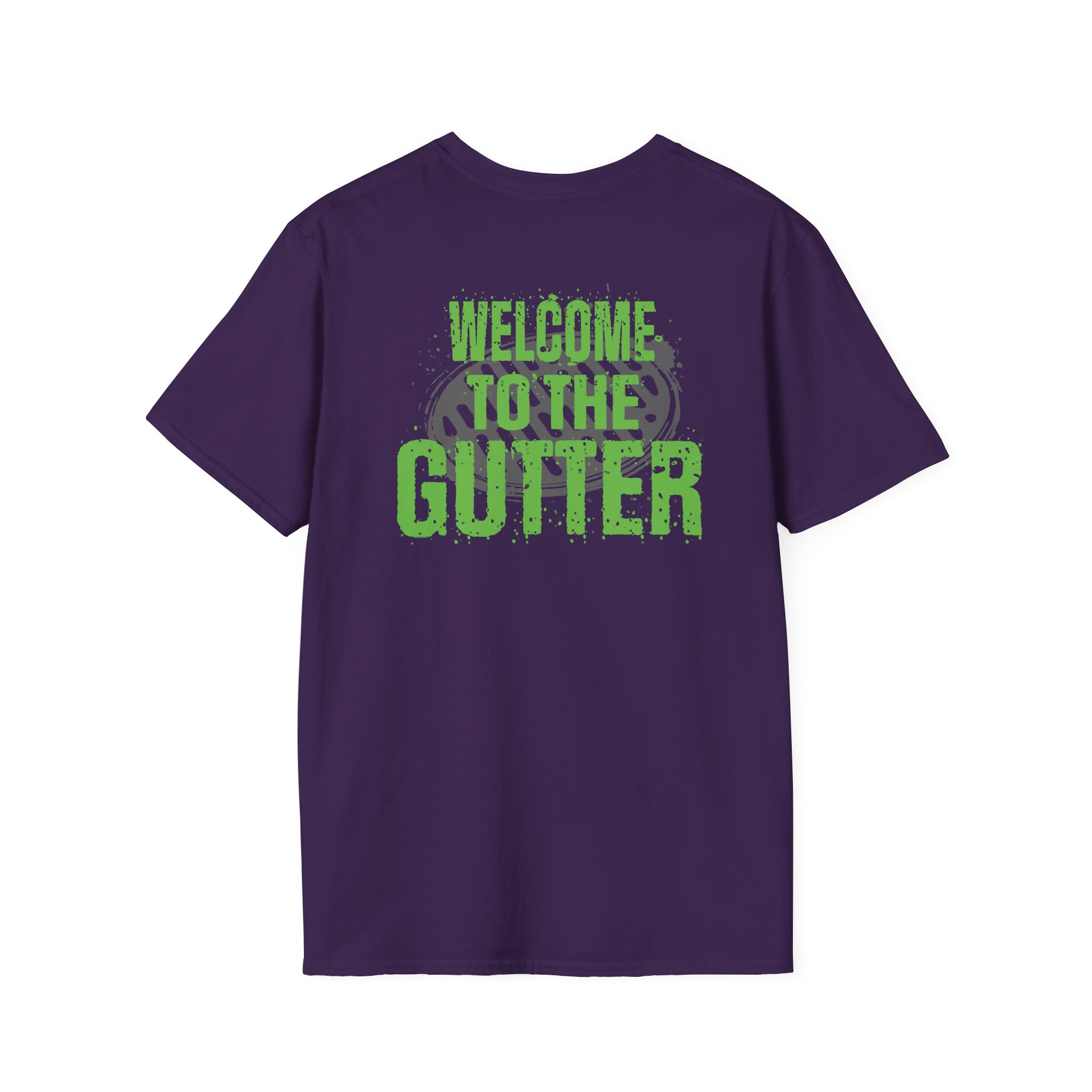 Overkill Welcome to the Gutter Raglan Unisex Softstyle T-Shirt