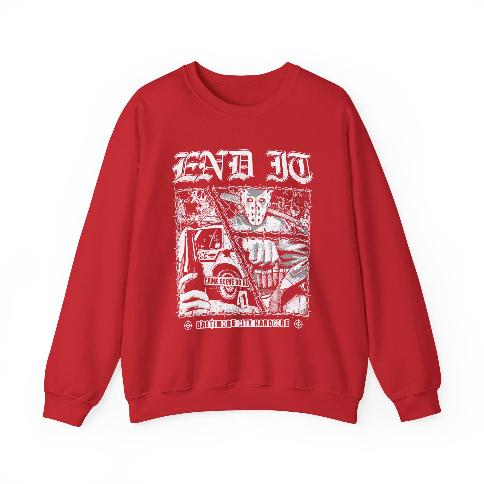 End It Crime Scene Unisex Heavy Blendâ„¢ Crewneck Sweatshirt