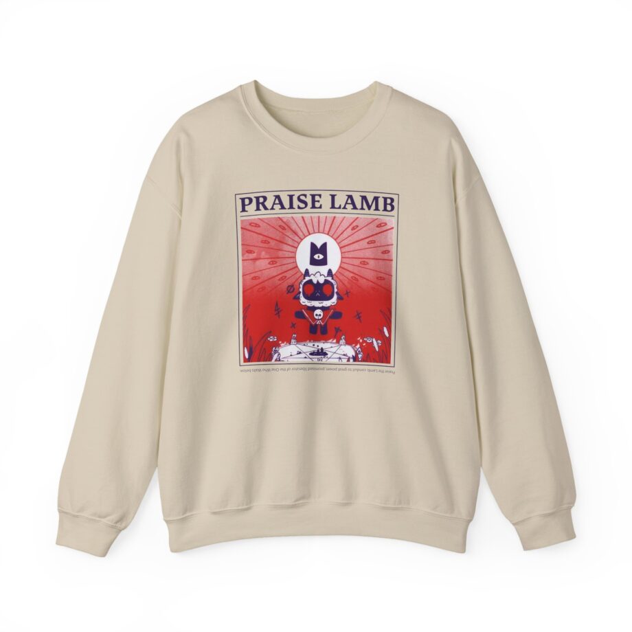 Cult of the Lamb Praise Lamb Unisex Heavy Blend™ Crewneck Sweatshirt