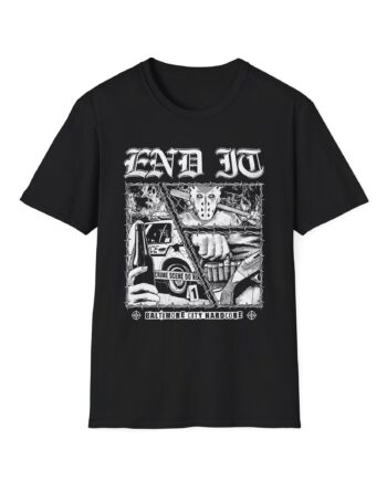 End It Crime Scene Unisex Softstyle T-Shirt