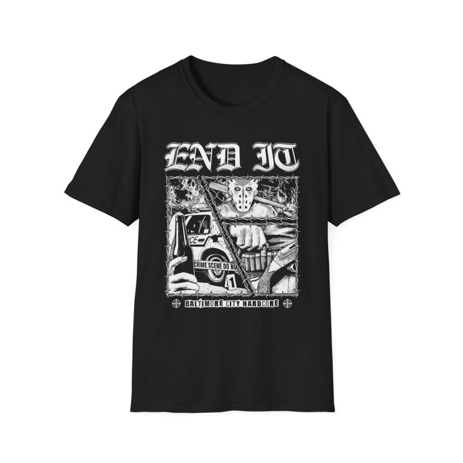 End It Crime Scene Unisex Softstyle T-Shirt