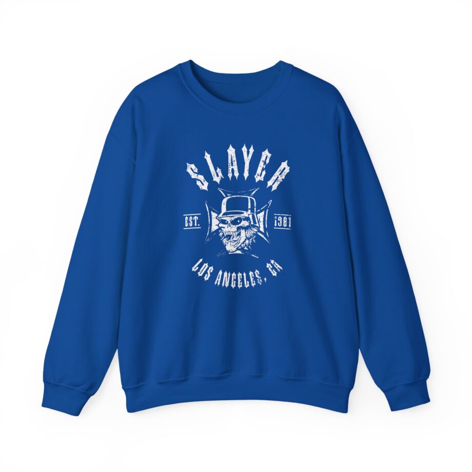 Slayer Established 1981 Skull Unisex Heavy Blend™ Crewneck Sweatshirt