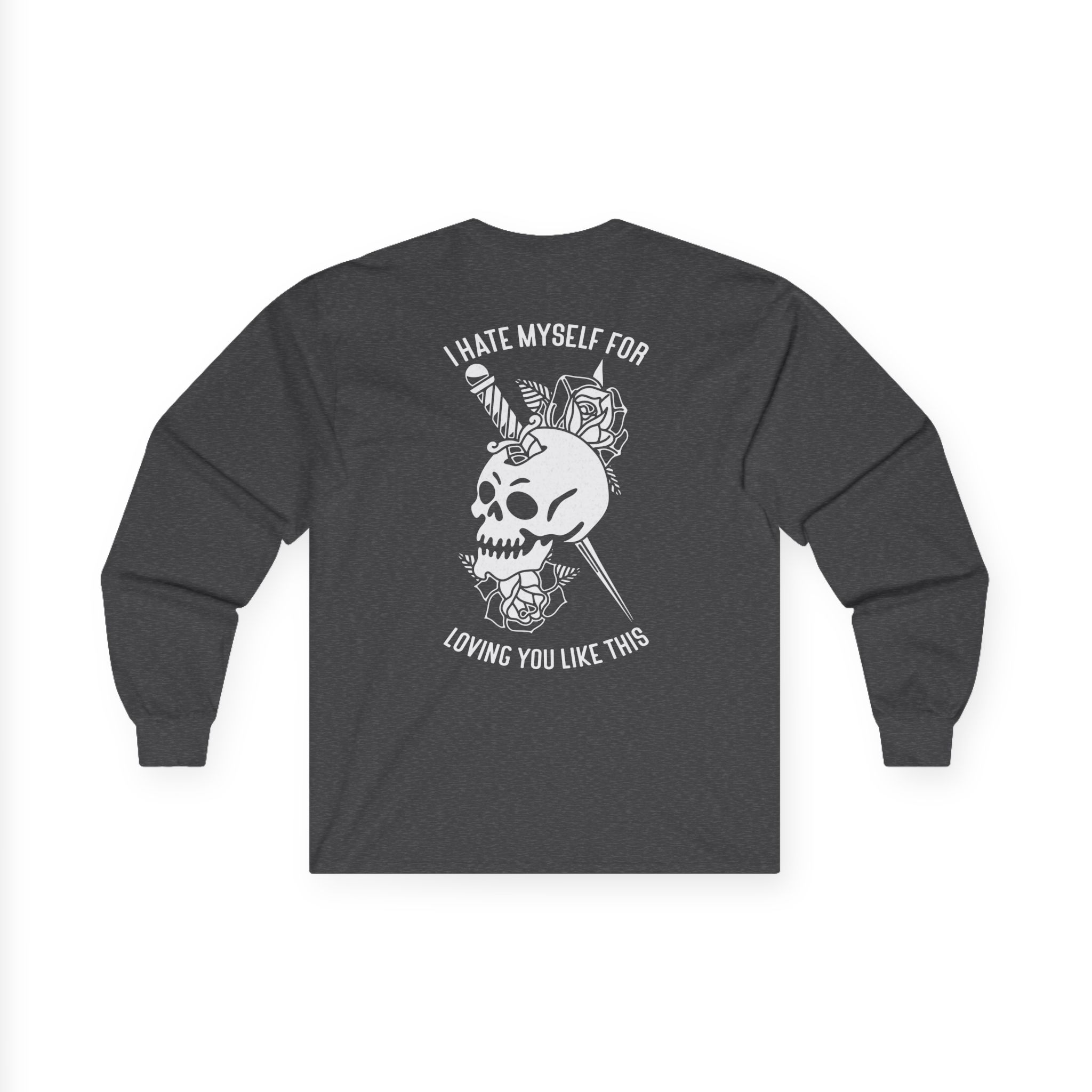 Bayside Dagger Skull Unisex Ultra Cotton Long Sleeve Tee