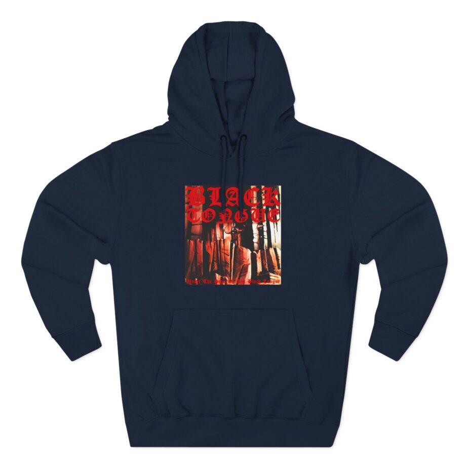 Black Tongue Bathory Rip Three-Panel Fleece Hoodie