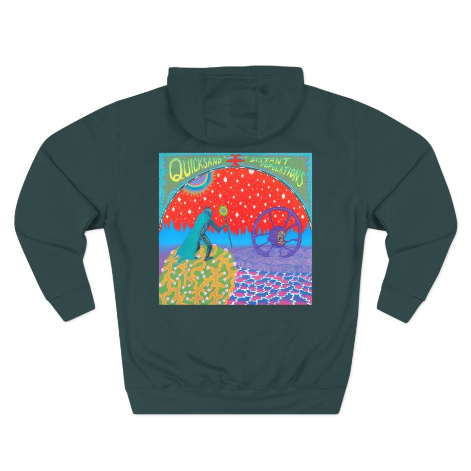 Quicksand Distant Populations Three-Panel Fleece Hoodie