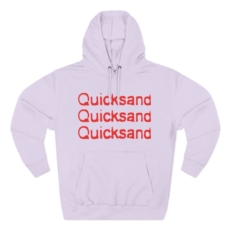 Quicksand Logo Three-Panel Fleece Hoodie