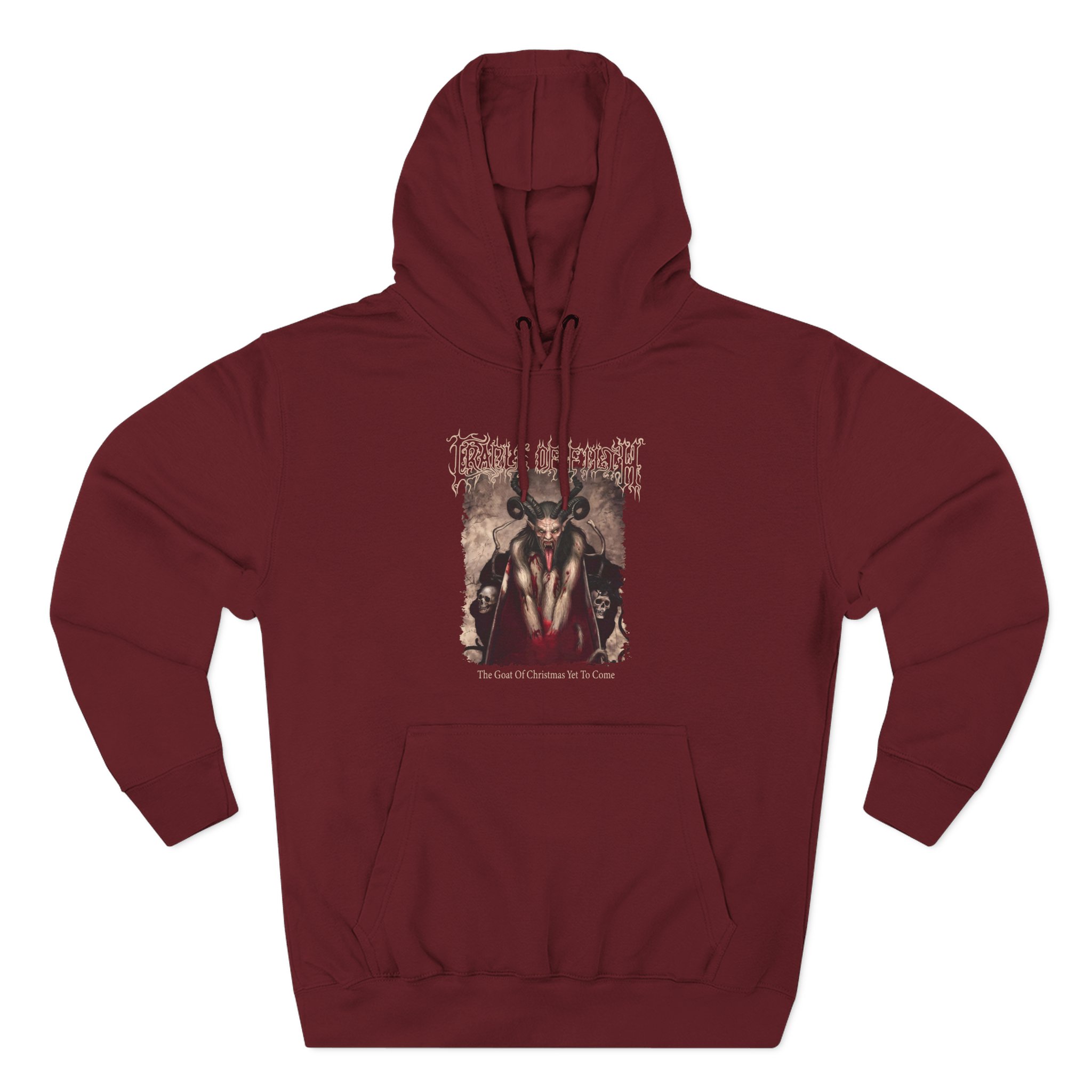 Cradle of Filth Krampus Three-Panel Fleece Hoodie