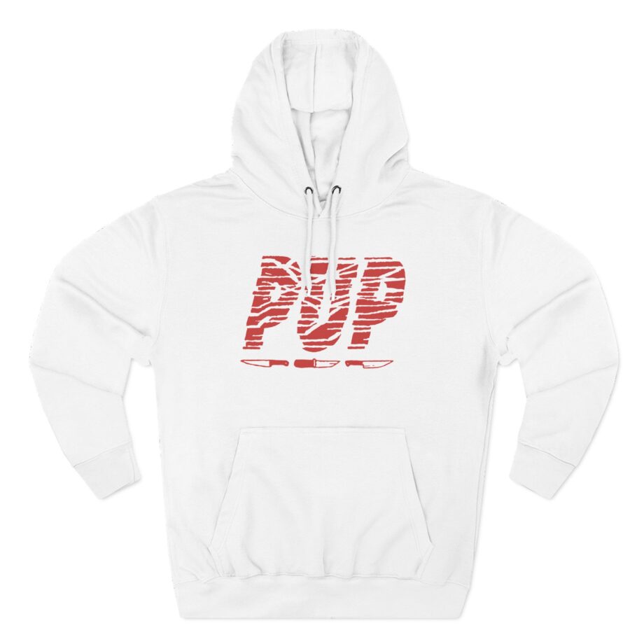 Pup Logo Three-Panel Fleece Hoodie