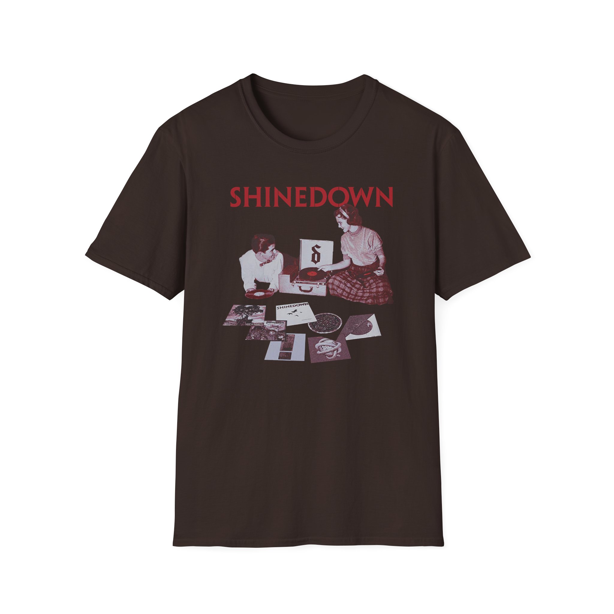Shinedown Discography Unisex Softstyle T-Shirt