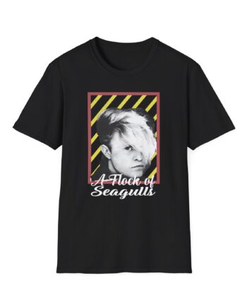 A Flock of Seagulls Neon Unisex Softstyle T-Shirt