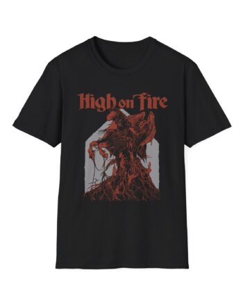 High on Fire Dark Horse Unisex Softstyle T-Shirt